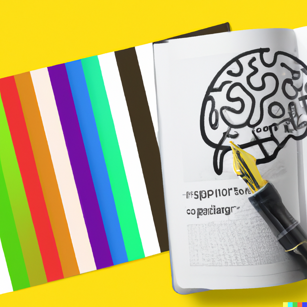 Imagem abstrata sobre inteligência artificial para os estudos